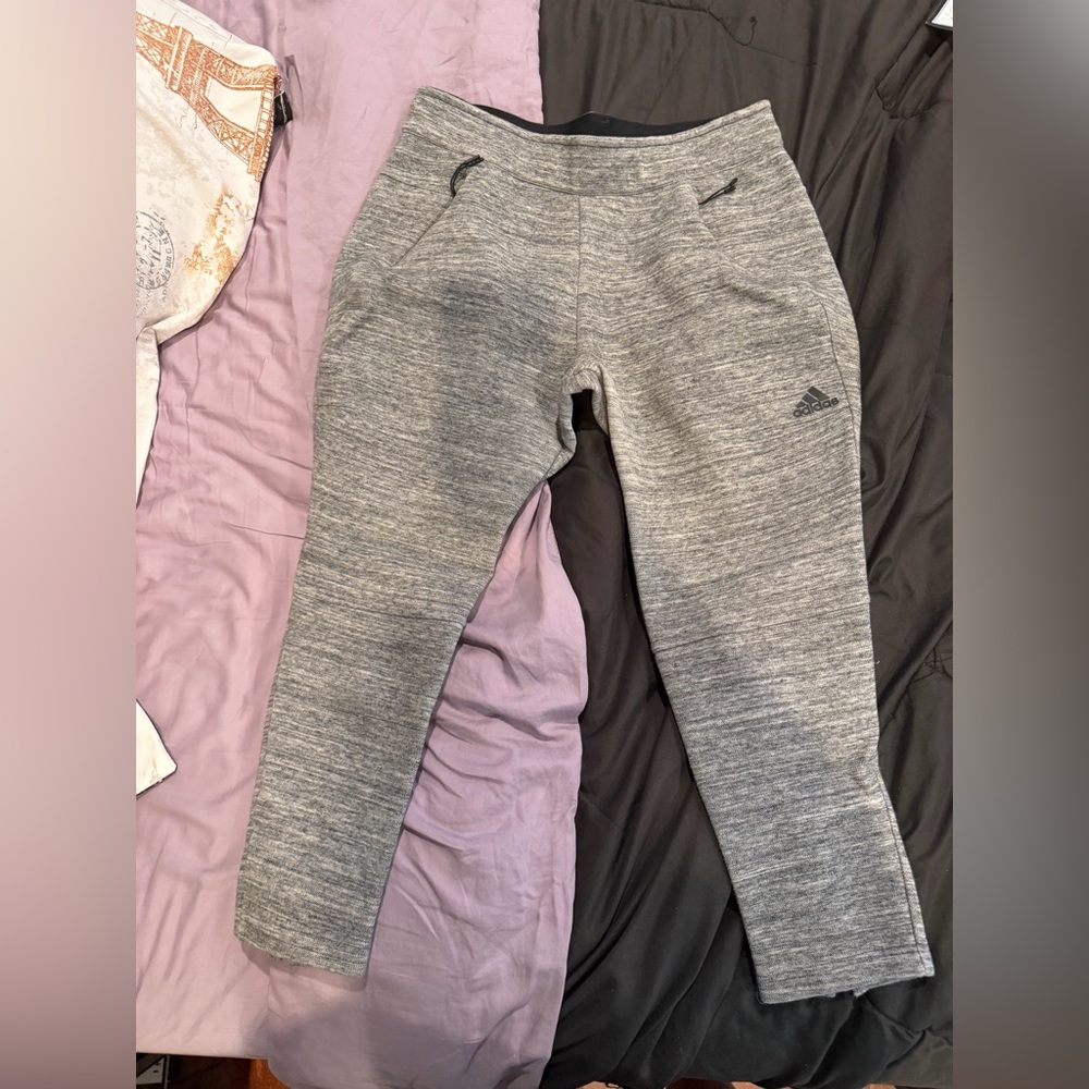 adidas Gray Performance Sweatpants